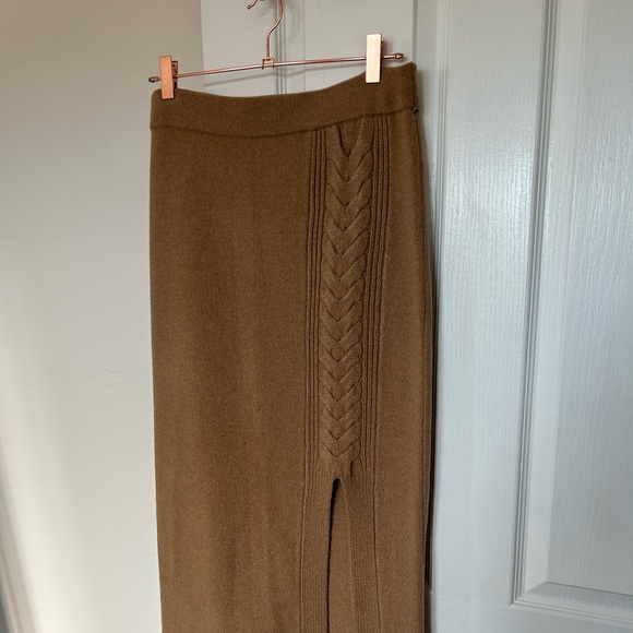 NWT INTERMIX Women’s L Cashmere Wool Blend High Waisted Pencil Skirt - Picture 6 of 10